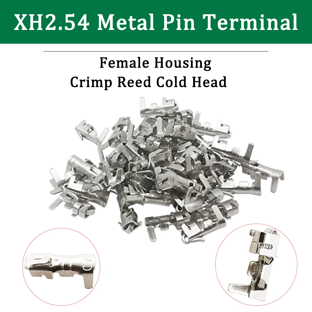 XH2.54mm Phos Bronze Crimps Terminal Connector Female Plug Terminals Reed 