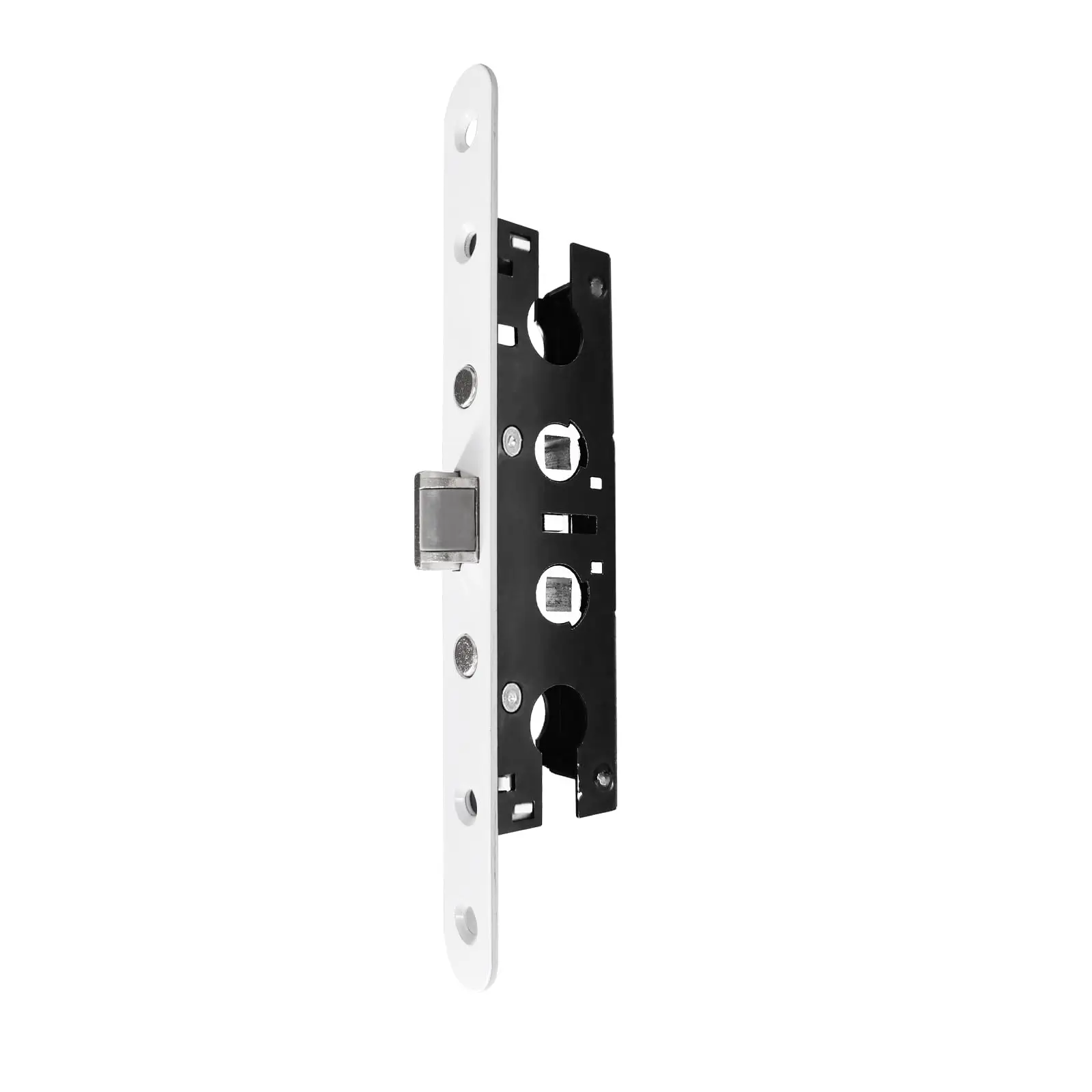 Zinc Alloy Lock Body Storm Door 2 Piont Mortise Lock Body Replacement Fit for Pella Storm Door Handle Set Part Hardware