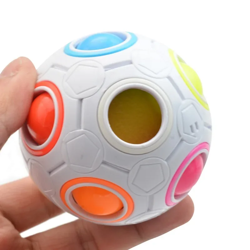 Magic Rainbow Ball Cube Antistress Rainbow Ball Speed Puzzle Montessori Toys Kids Adult Stress Reliever Toy Creative Gifts fidget toys,puzzle toys,anti stress toys,puzzle cube,magic puzzle cube
