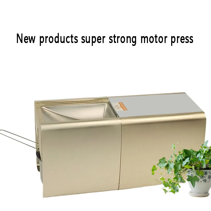 Stainless Steel Oil Press Machine Hot and cold oil machine,home oil presser, Peanut flaxseed olive extractor 350w 110v/220v