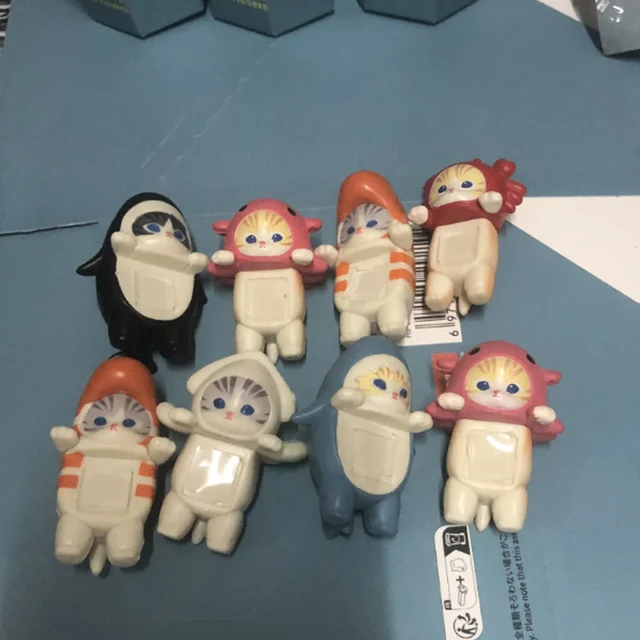 Новый Sonny Angel & Mofusand Blind Box Hippers, мини-фигурка акулы, кошки, экшн-фигурки, игрушки для фанатов, детский рождественский подарок 3