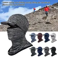 Cycling Balaclava Ice Silk Cap Sun Visor Hat Hat Face Cover Motorcycle Helmet Liner Sport Fishing Balaclava Cycling Cap 1