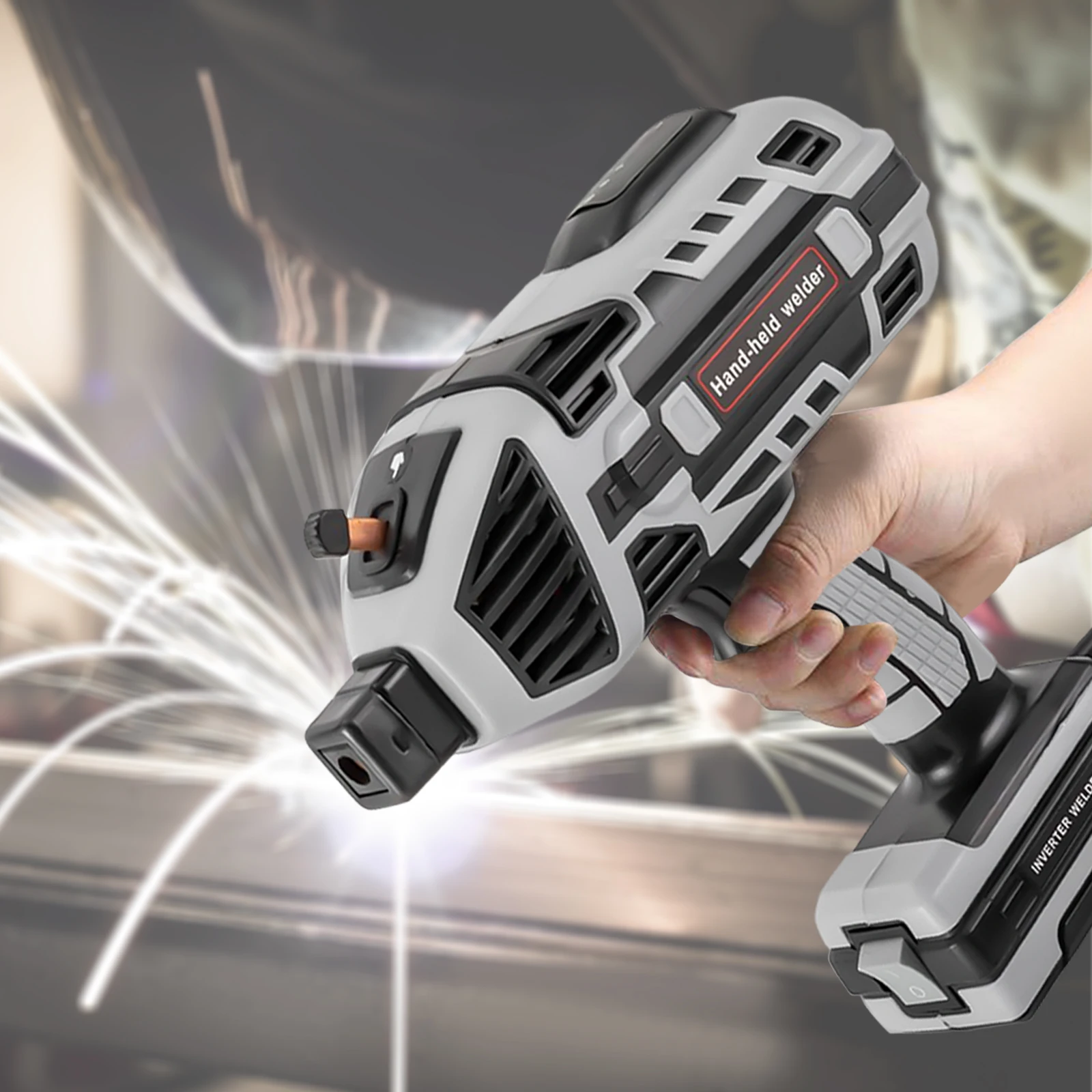Welding Machine Portable ARC Welder Machine Gun IGBT Standing Handheld Welding