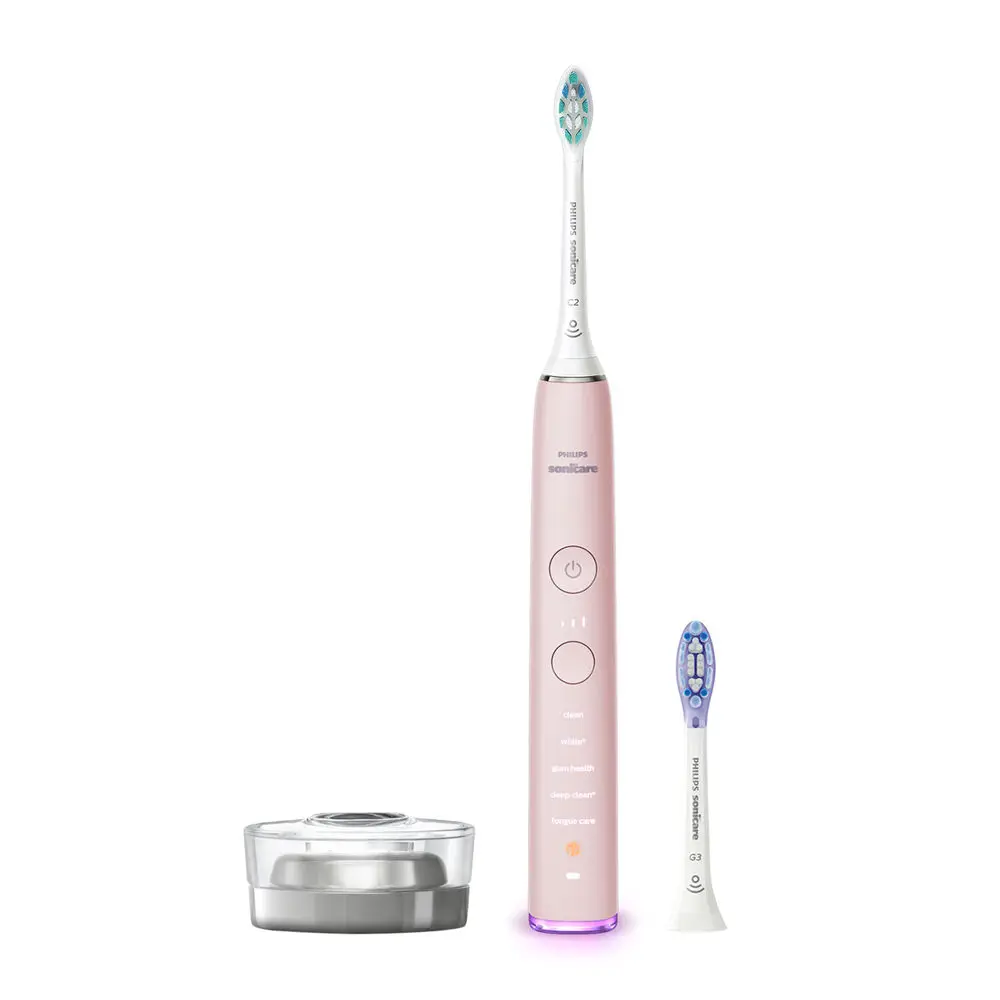 Philips Sonicare DiamondClean Smart 9500 Premium C2 + G3 Kit Hx993 Pink Rechargeable Electric Toothbrush