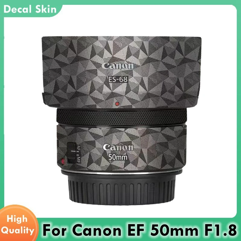 For Canon EF 50mm F1.8 STM Anti-Scratch Camera Lens Sticker Coat Wrap ...