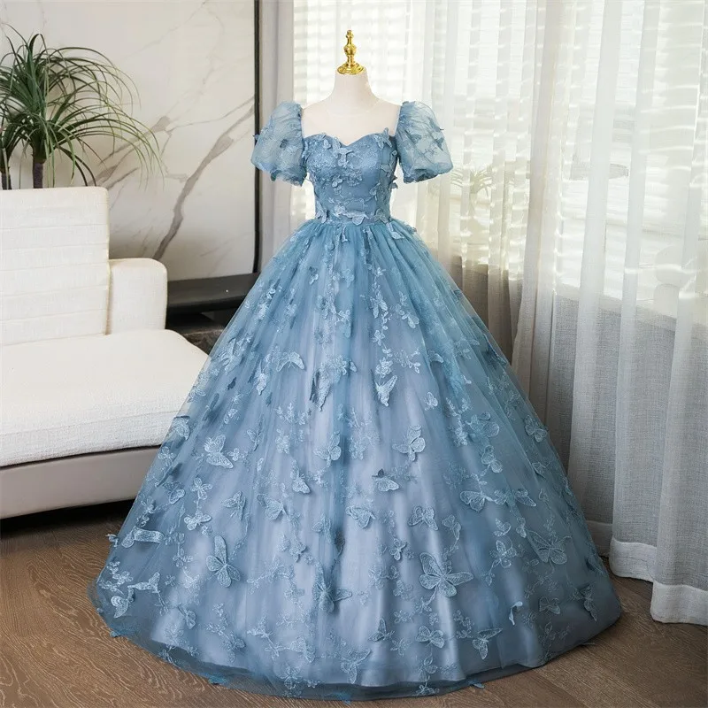 Party dress quinceanera dresses Sonhar Vestidos 15 Quinceanera Dresses Ball Gown Sweet Puff Sleeve Party Dress Elegant Sweetheart Prom Gown New