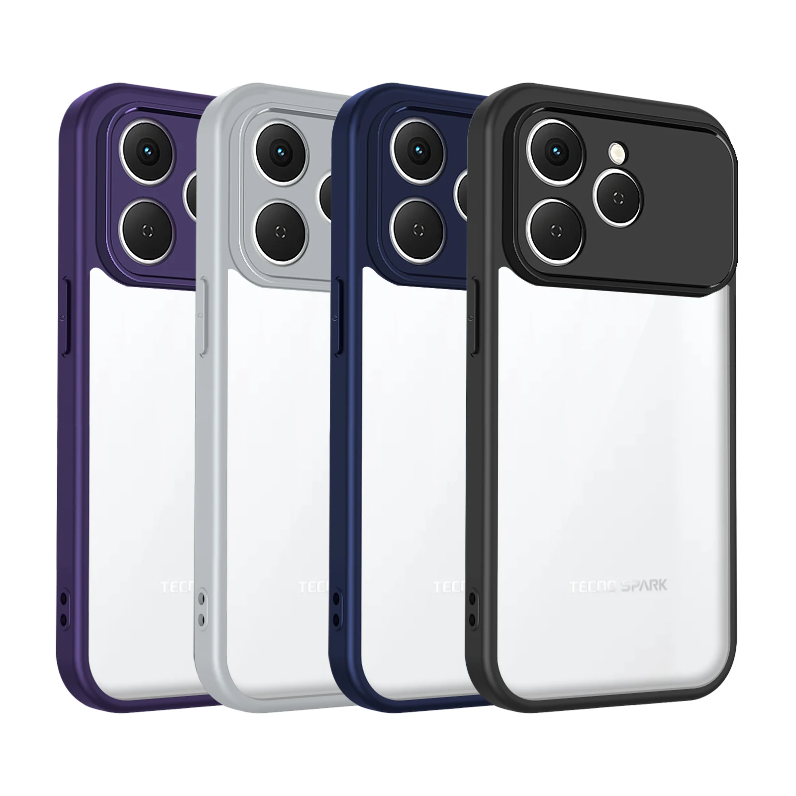 Enhanced Dual-Layer Clear Matte Air Cushion Phone Case