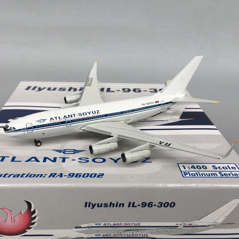 1:400 Scale Model IL 96-300 RA-96002 Aircraft Diecast Alloy Static Ornament Toys Display Collection Decoration For Child Adult 1 18 scale model 1917 reo touring car metal diecast alloy toy retro classic car collection display decoration for child adult