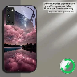 Deep Night Sky Nebula Glass Phone Case - Galaxy S20 (BJ - BLH2603154)