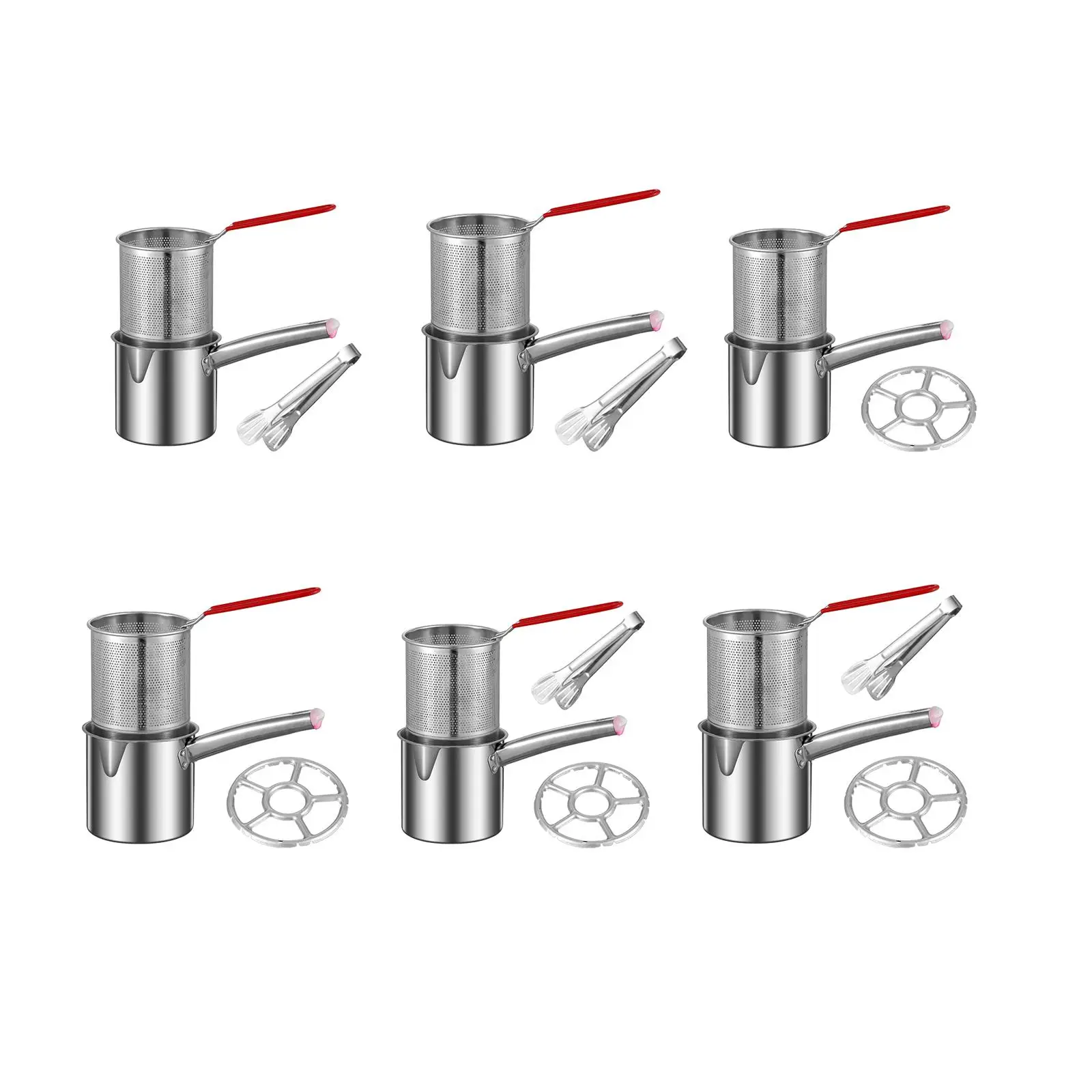 Deep Fryer Pot Nonstick with Strainer Basket for Cooking Restaurant Frying Deep Fryer Pot Nonstick with Strainer Basket for Cooking Restaurant Frying