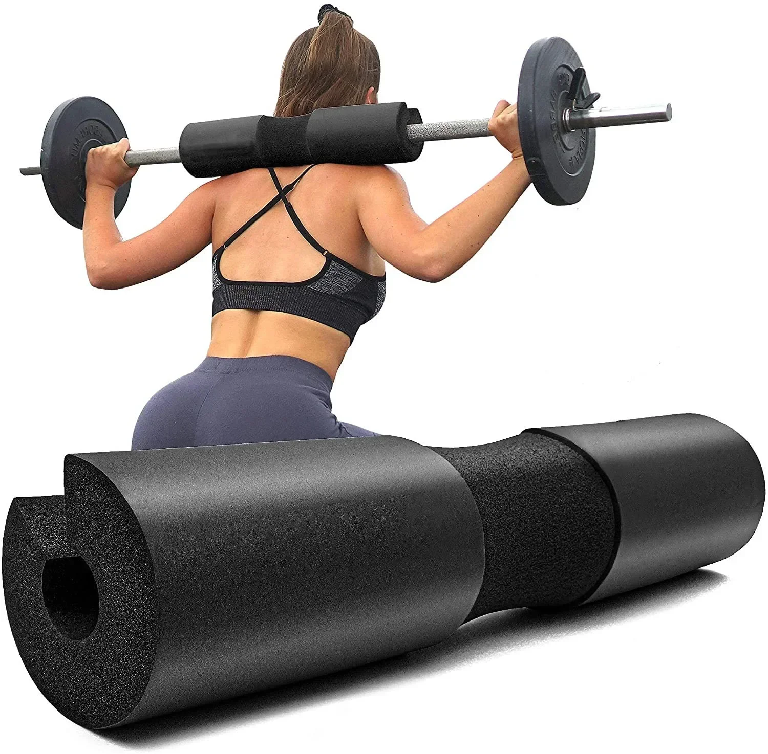 1PCS  Foam barbell pad squat pad protector is suitable for neck and shoulder exercise equipment lifting squat butt training