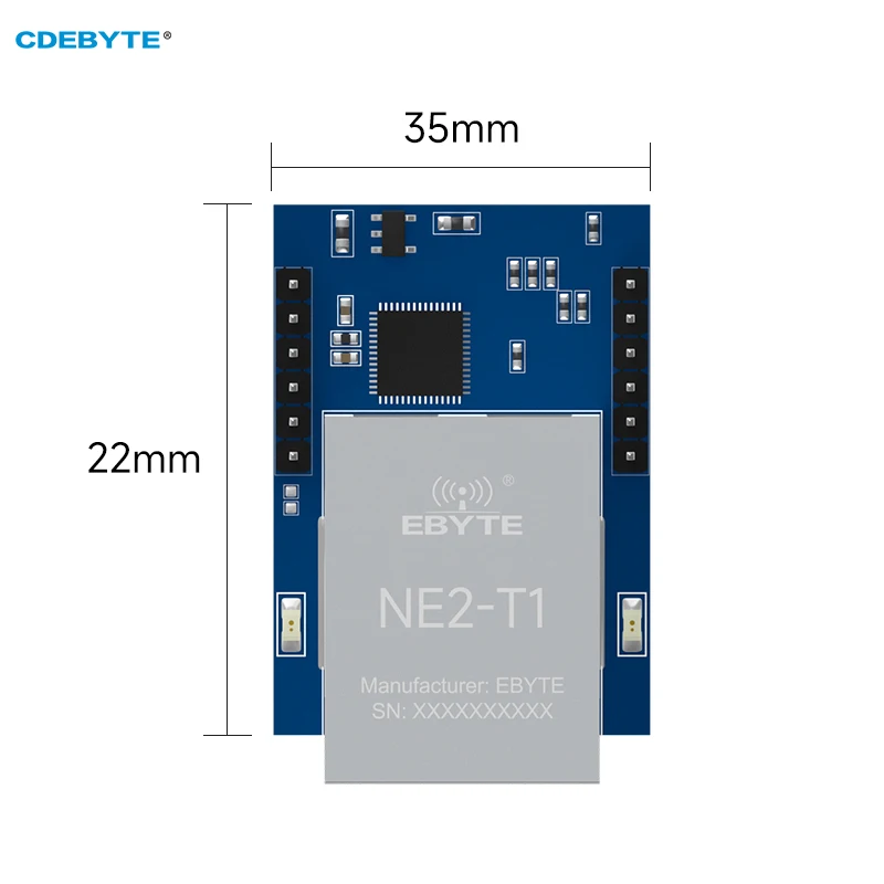 TTL 직렬-이더넷 모듈 모드버스 TCP-RTU IoT 지지대, MQTT 프로토콜, CDEBYTE NE2-T1, 2 웨이 소켓, RJ45 저전력 SMD