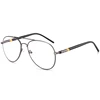 Outdoor Shade Sun Photochromic Pilot Myopia Glasses With Prescription Eyewear Men Oval Sunglasses Diopter 0 -0.5 -0.75 To -6.0 3