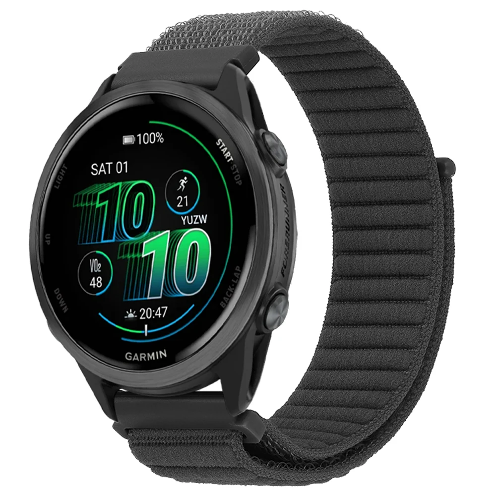 Breathable Nylon Watch Strap - Adjustable 20mm/22mm Band