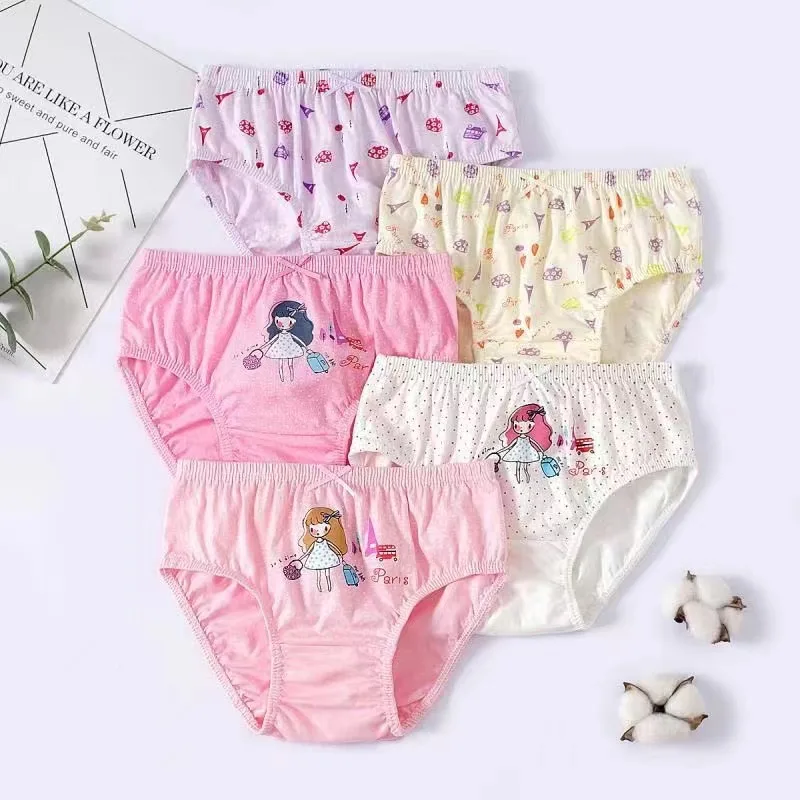 5/10 Pieces Cotton Girls Panties 3