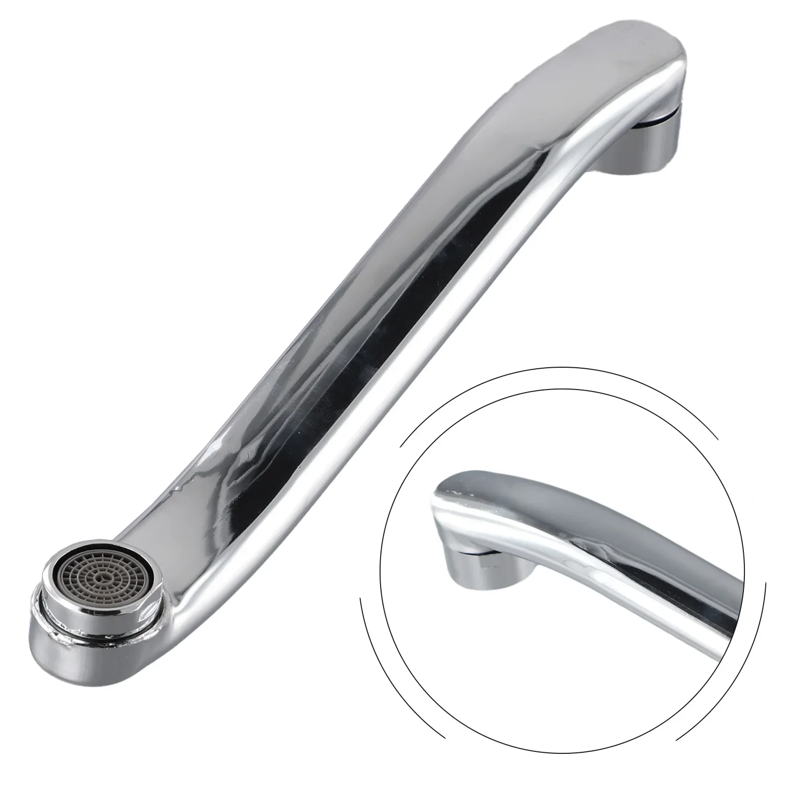1PC In-wall Kitchen Faucet Leaking Repair Tool Movable Connector Water Outlet Elbow S-bend Extension Tube Bubbler Water Pipe 3