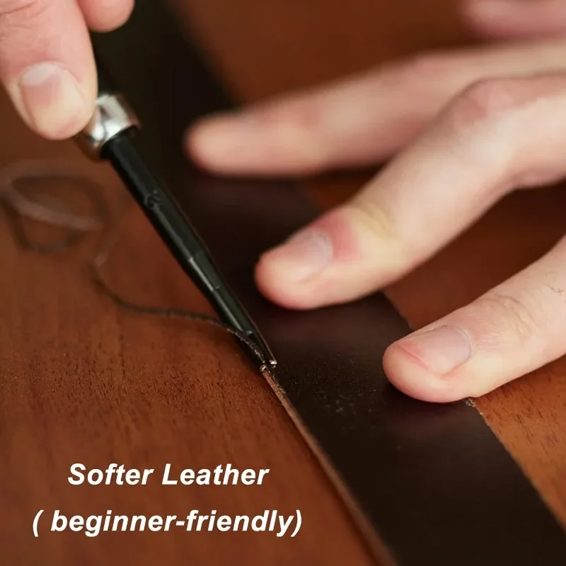 Dark Brown Genuine Leather Strap 1/2 Inch Wide 79 Inch Long 1.3mm Thick Single Sided Flat Cord for DIY leather fabric