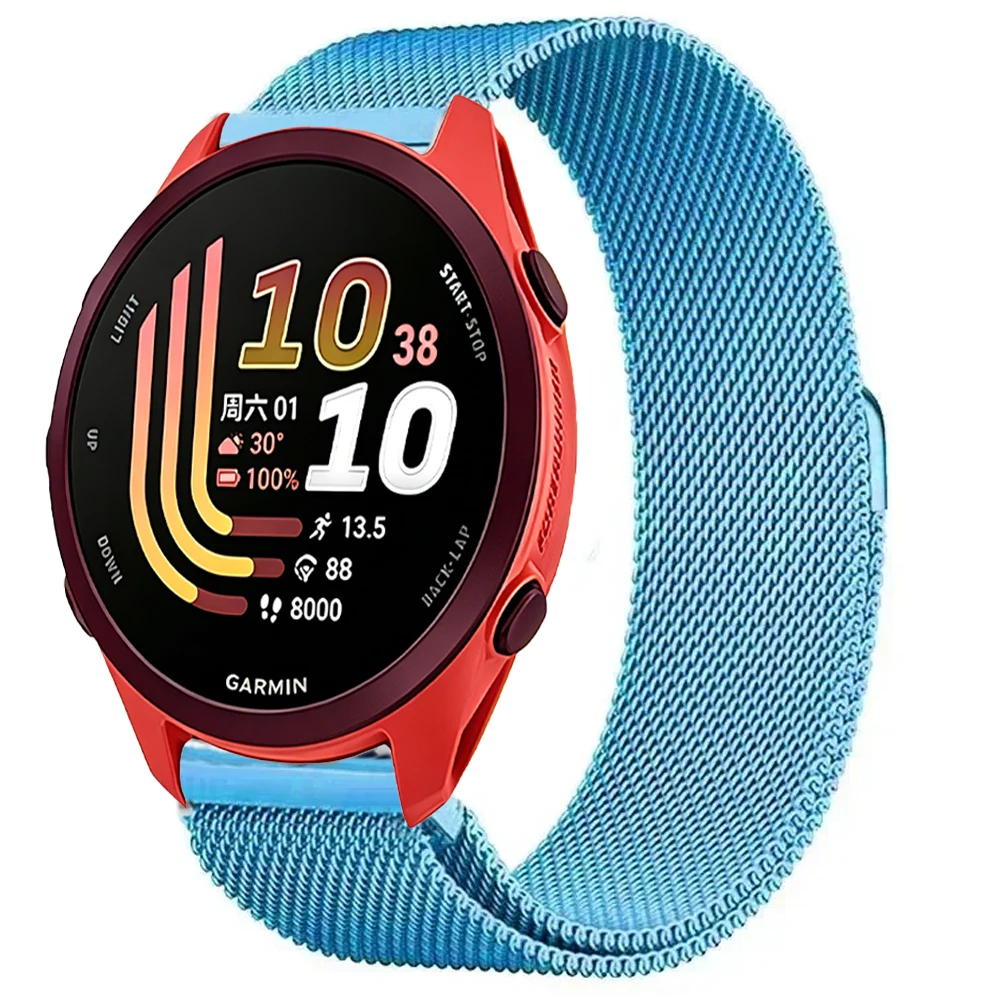 Magnetic Milanese Loop Metal Bracelet Band, 20mm 22mm