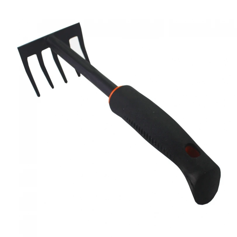 Thickened Garden Rake Durable Anti-Rust Five Claw Tooth Loosen Soil Rake Removing Weeds Grass Digging Gardening Tool 2