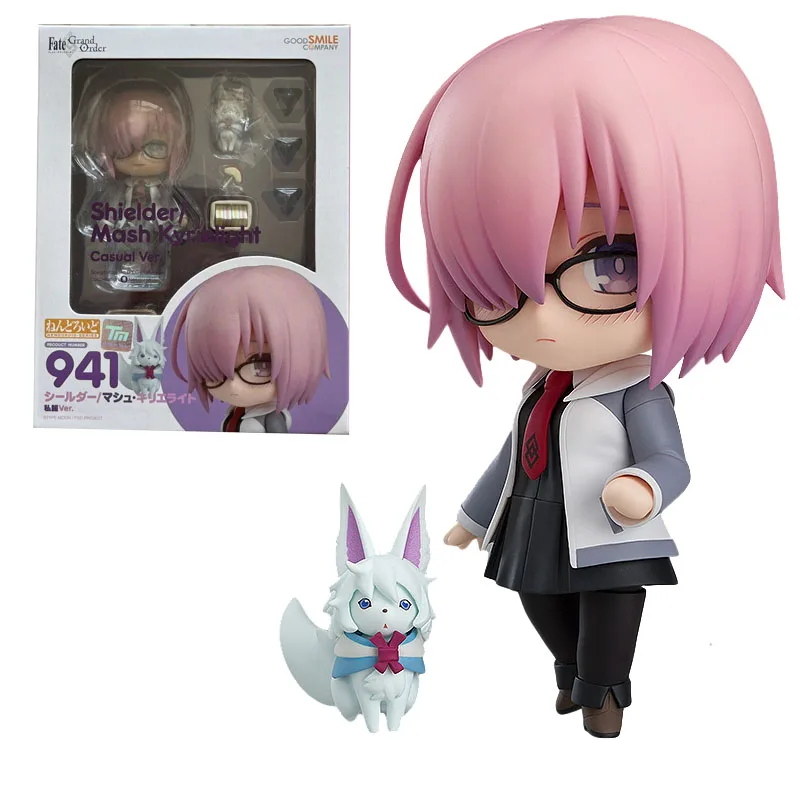 

GOOD SMILE GSC 941 NENDOROID Shielder Mash Kyrielight Fate Grand Order Anime Figure Model Collecile Action Toys Gifts