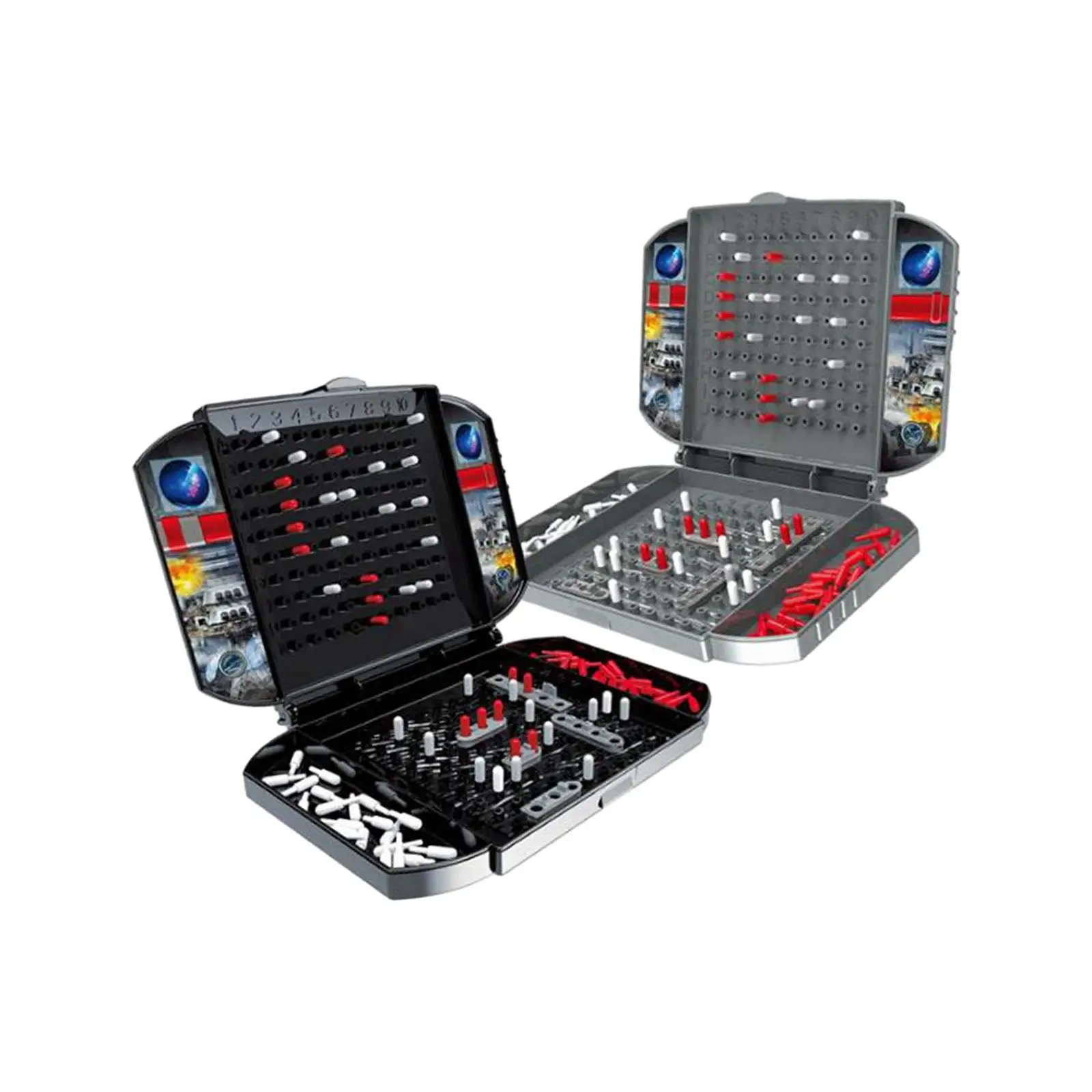 Sea Battle Classic Board Game Holiday Gifts Strategy Game for Travel Adults 4