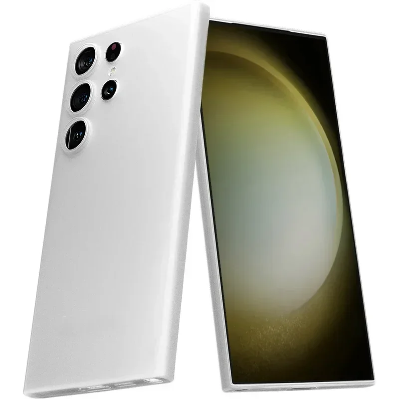 UltraThin 0.3mm Shockproof Transparent Case - Solid Color Clear Frosted Matte