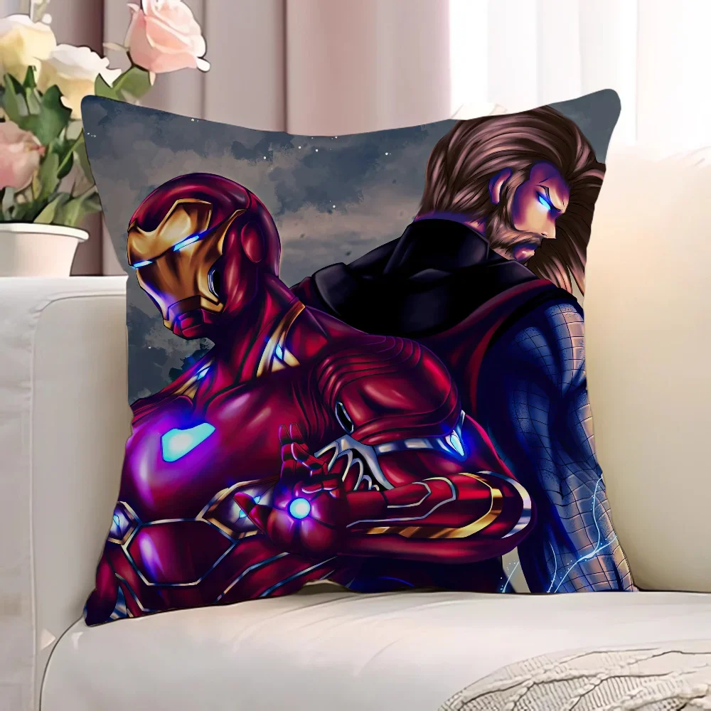 M-MarvellS Anime Pillow Cover Fall Decor Sofa Cushions Sleeping Pillows Pillowcase Decorative Cushion 45x45 Covers Body 45x45cm