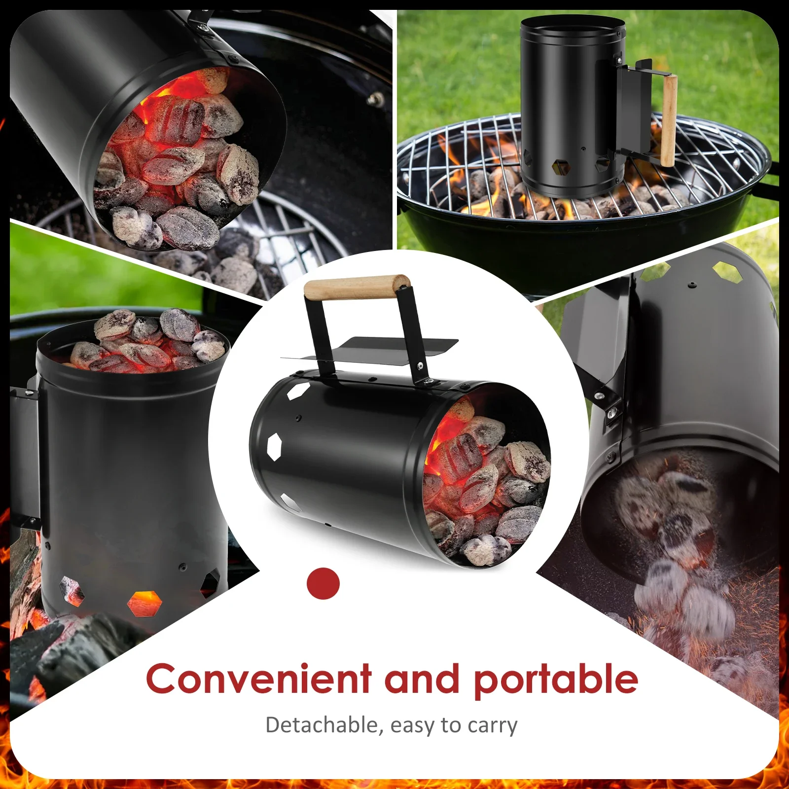 Charcoal Chimney Starter 5