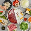 Double-Sided Hot Pot, 5-Quart, Stainless Steel, Multi-Function Rice Cooker 6