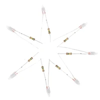 20Pcs Green Indicator Neon Light Sign F4 Neonlight With Resistor Glow Lamp Accessories  4*10mm - Image 3