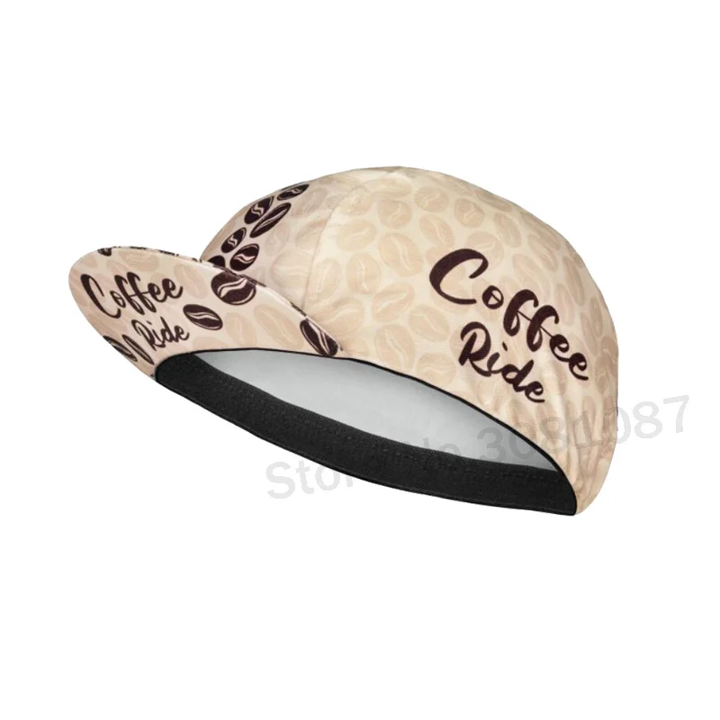Multiple Coffee Donuts Styles Cycling Cap Men Women Black White Cycling Hat Quick-Drying Polyester Summer Cycling Hat Molteni 2