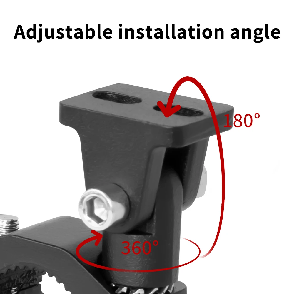 Motorcycle Headlight Clamp Motorcycle Headlight Mount Motorcycle Light Bracket Motorcycle LED Headlight Spotlight Clamps Bracket Tube Mount for Motorcycle Fog Light Auxiliary Lamp Holder Motos Accessories