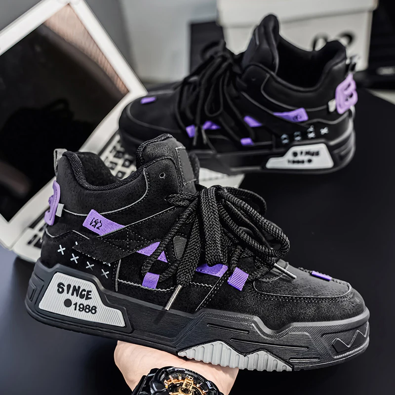 حذاء رياضي رجالي صيفي 2025 نعل سميك