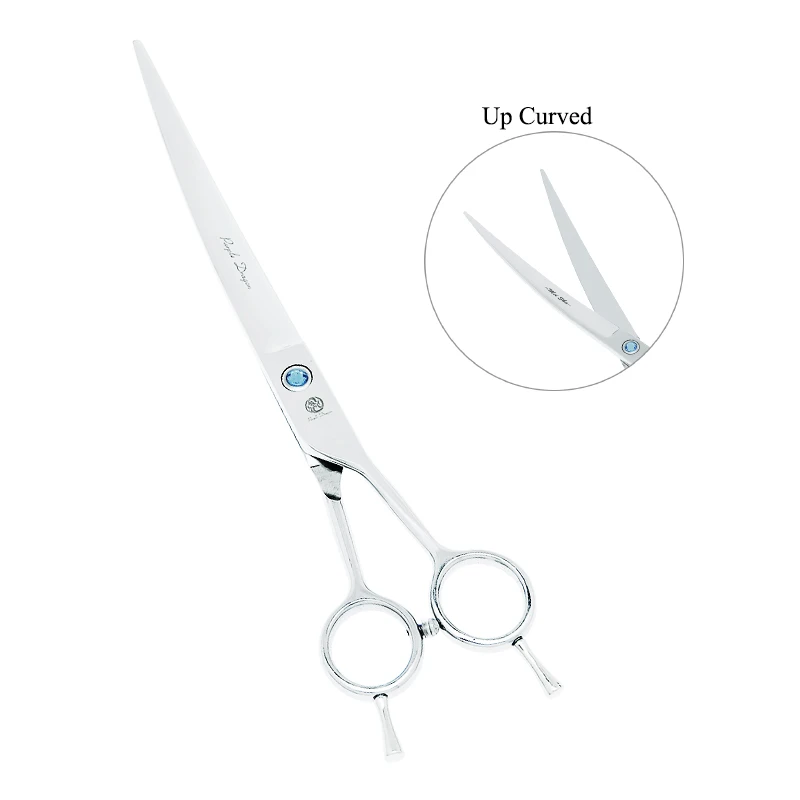 애완 동물 미용 가위 세트 8.0 전문 jp440c 개 가위 동물 머리 절단 스트레이트 + 곡선 + 가위 가위 lzs0378