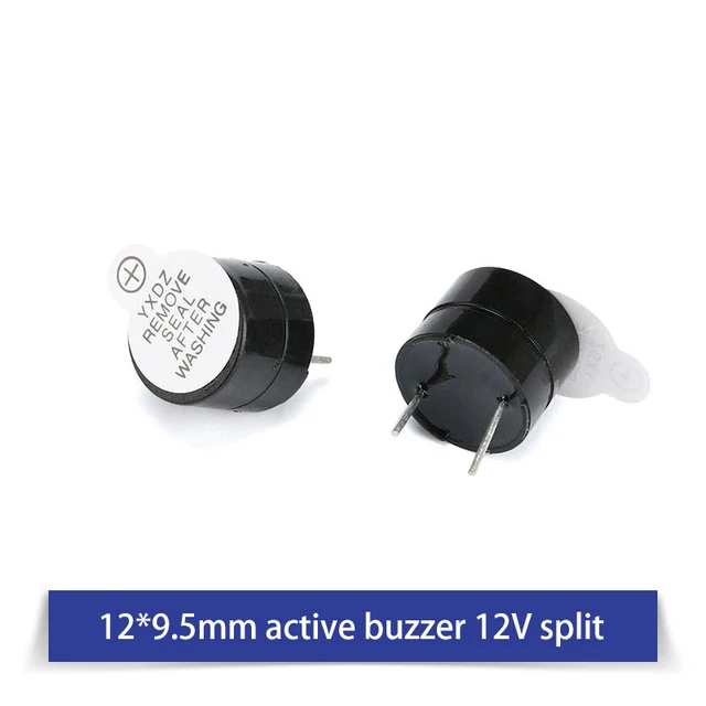 3V5V12V24V Active And Passive Buzzer Alarm Electromagnetic universal Sounder Speaker Anti-theft Device 12x9.5mm 12v 10pcs