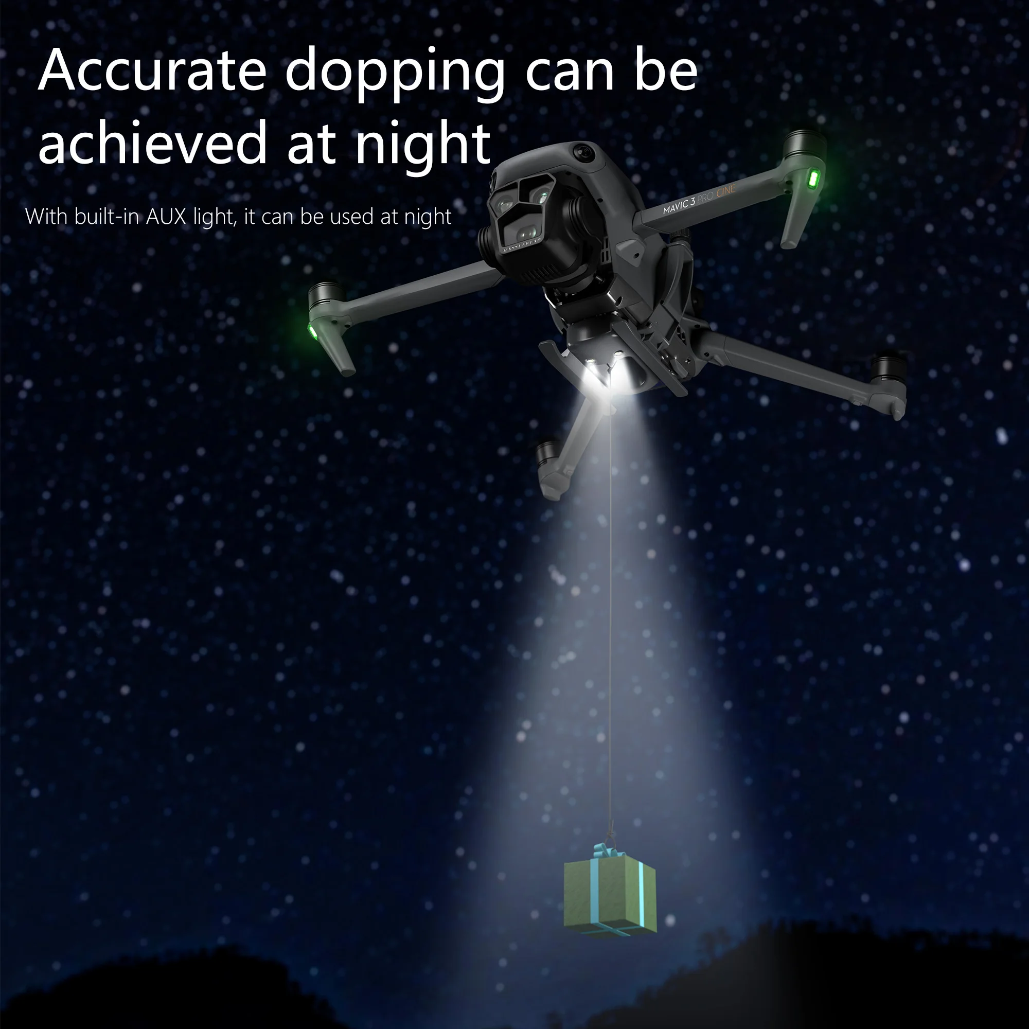 Mavic 3 Drone Airdrop System - Payload Release Device With Landing Gear For Bait & Delivery
