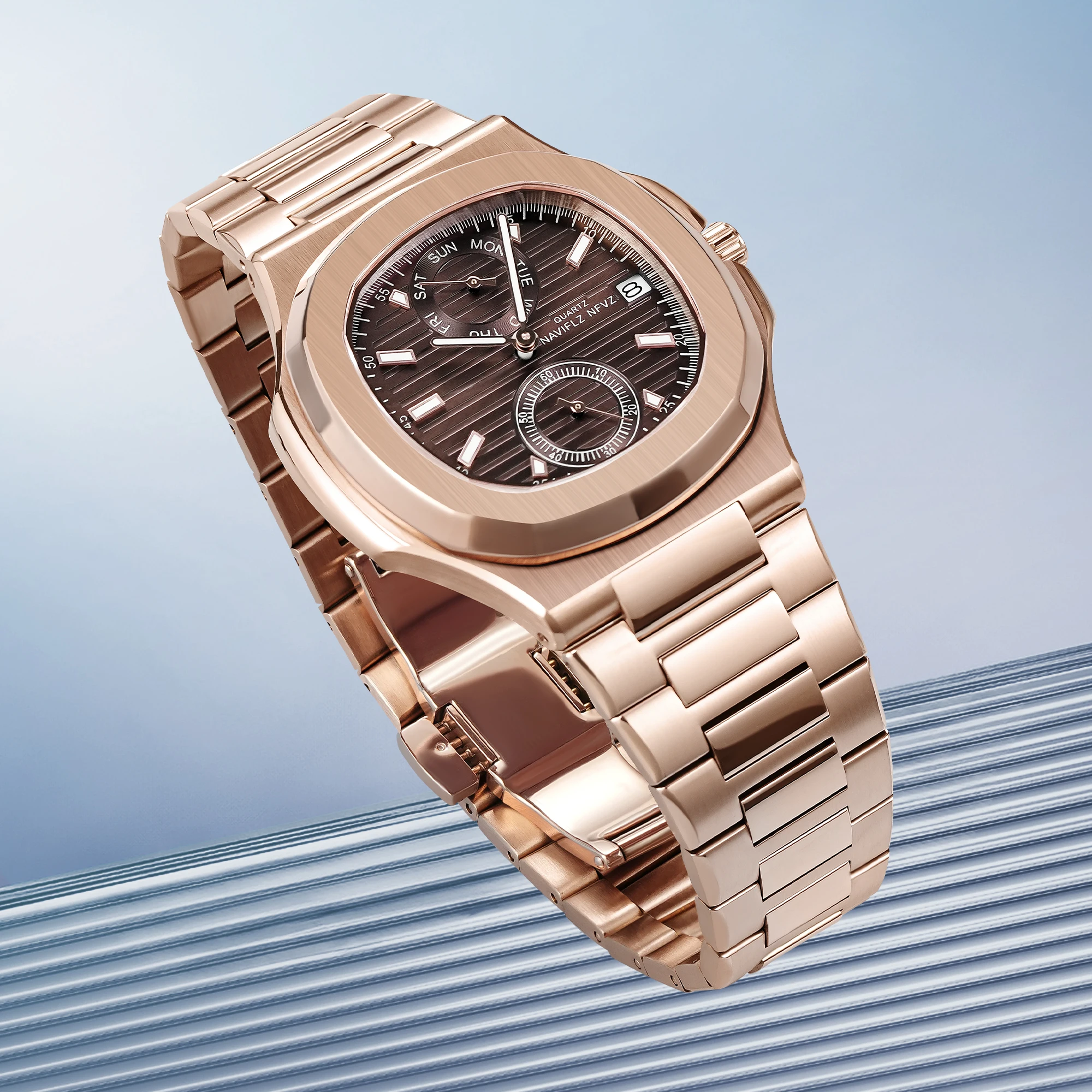 Orologi da uomo TOP Luxury Brand Cronografo Orologio sportivo da uomo Orologio al quarzo in acciaio inossidabile Orologio da polso da uomo d'affari Impermeabile