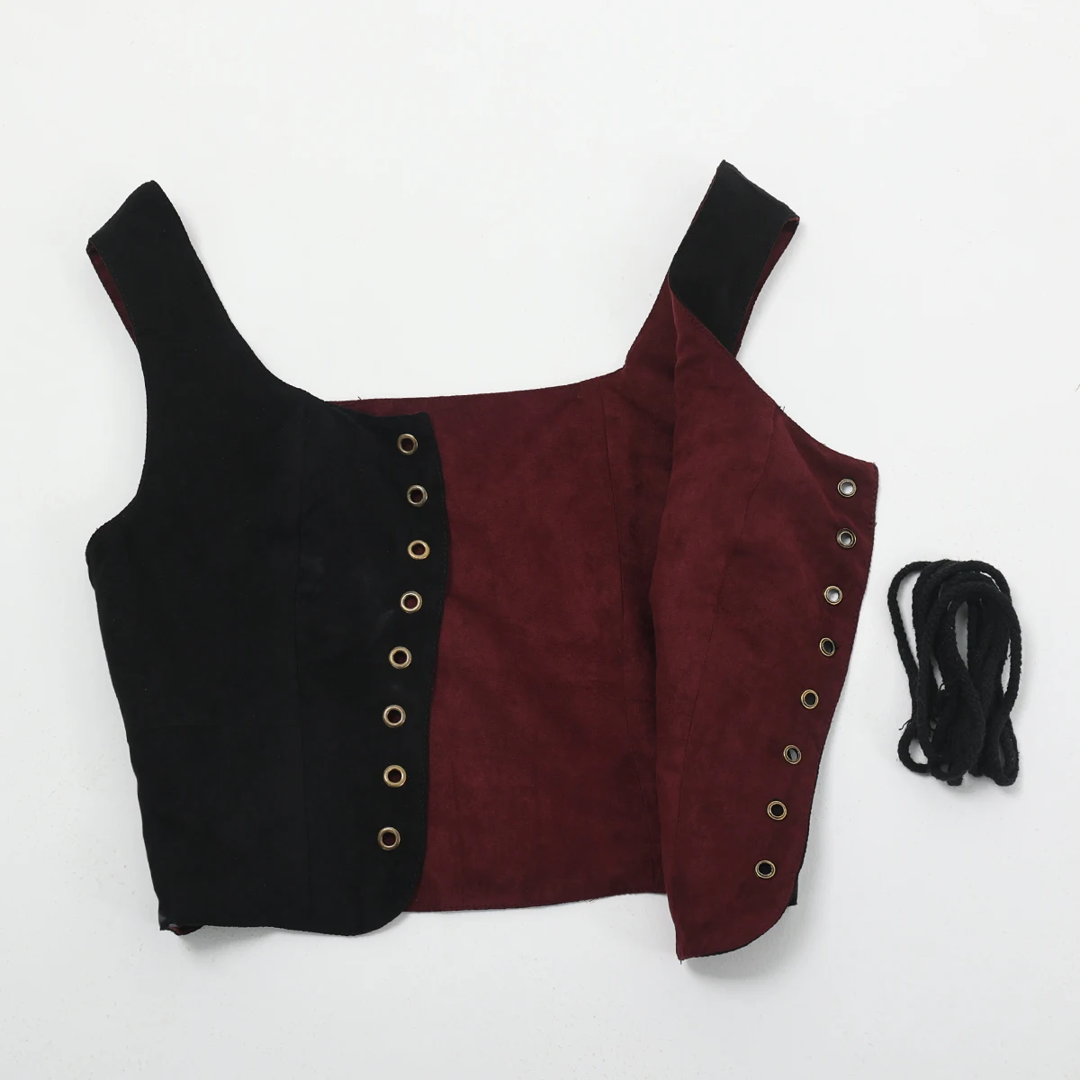 Pirate Corset Vest Steampunk Waistcoat For Women Halloween Medieval Cosplay Tops