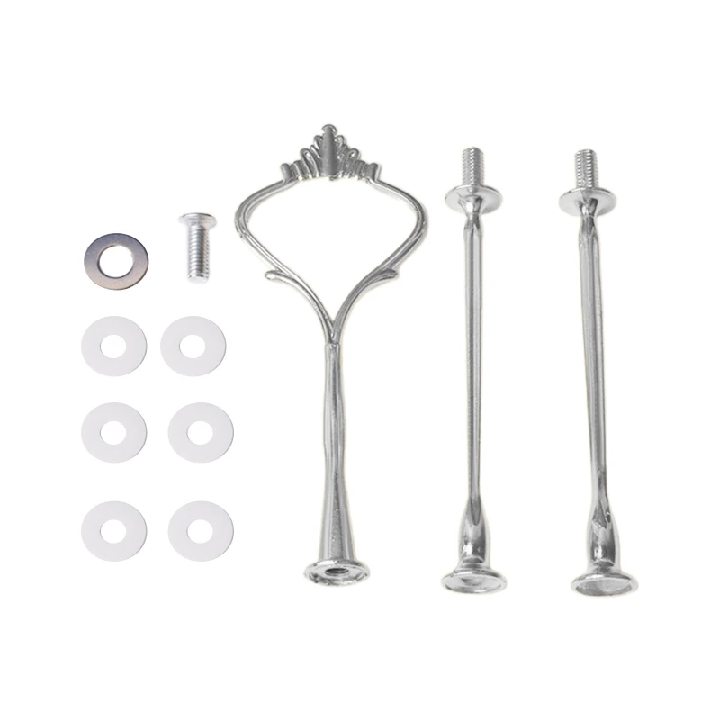 Multifunctional 3-tier Fruit Tray Resin Molds Cupcake Stand Epoxy Silicone Molds for Epoxy Casting Tray Molds