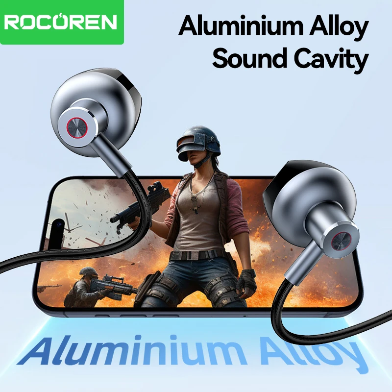 Rocoren USB Type C Wired Earphones In Ear With Microphone Stereo Earbuds Sports In-line Control For Xiaomi Samsung Wired Headset Best Sellers In Phones Accessories Rocoren USB Type C Wired Earphones In Ear With Microphone Stereo Earbuds Sports In-line Control For Xiaomi Samsung Wired Headset Best Sellers In Phones Accessories