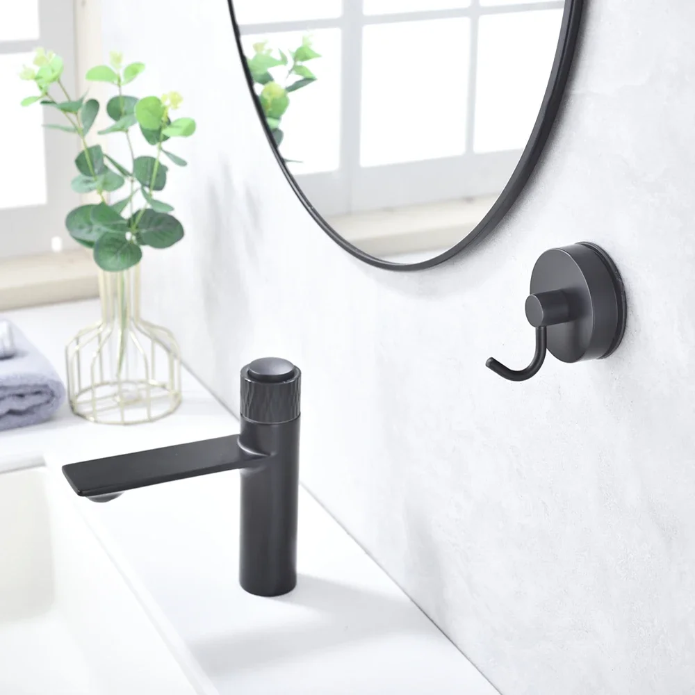 Door-Use Hook Durable Suction Hook Key-Use House-Use Hook Suitable for Kitchen Living Room Bathroom and etc. 2/4/6 PCS storage hook door hook