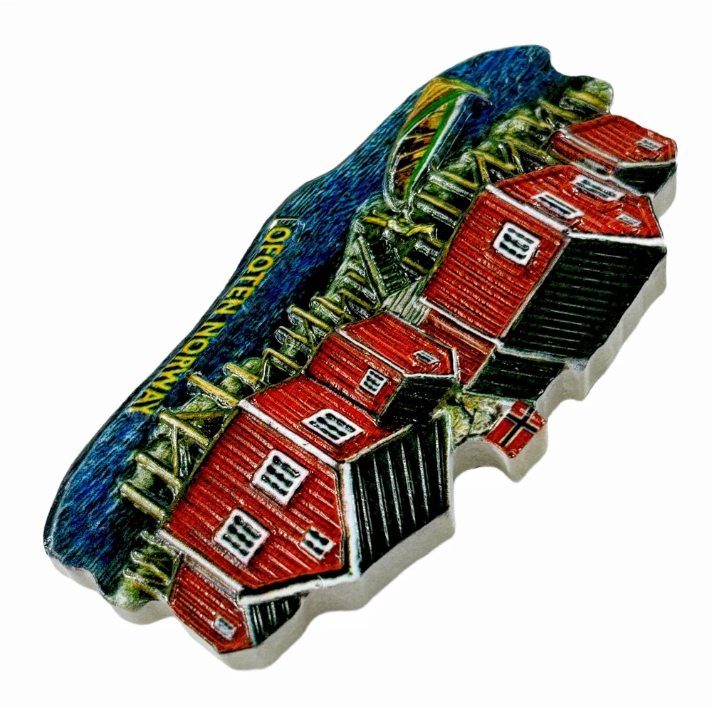 Aimant Frigo Drapeau Norvège - 7 X 4,5 Cm - Pour Décorer Frigo, Voiture, Meuble Métallique