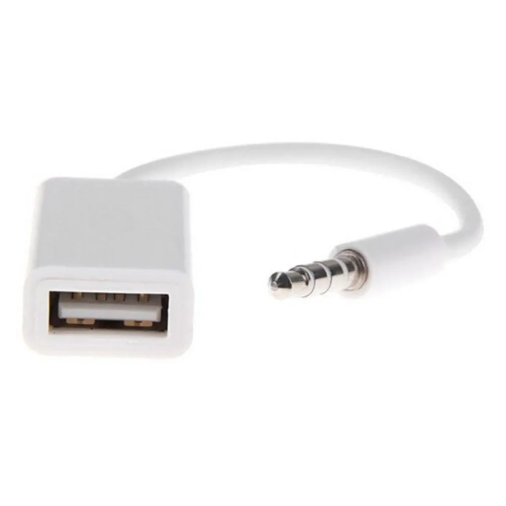 3.5mm 남성용 Aux 잭-USB 2.0 여성용 변환기 코드 차량용 네비게이션 자..