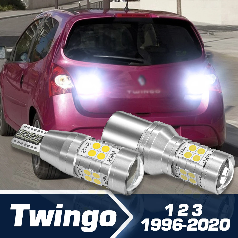 

Reverse Light 2pcs LED Backup Bulb Canbus Accessories For Renault Twingo 1 2 3 1996-2020 2013 2014 2015 2016 2017 2018 2019