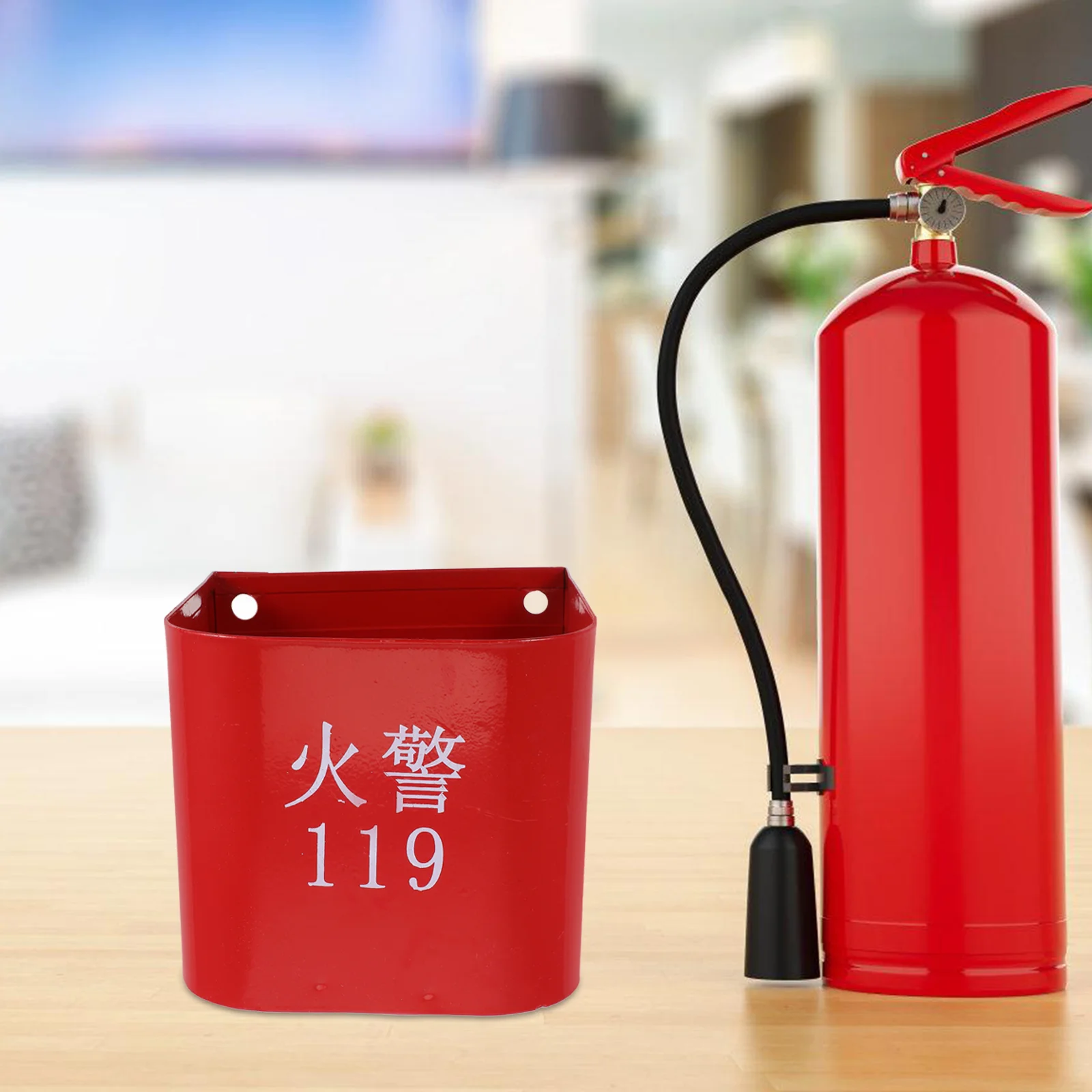 Fire Extinguisher Base Hanging Brackets Stand Mount for Vehicle Wall Iron Hanger