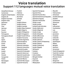 

Multifunction 112 Languages Translator Pen Scanner Instant Text Scanning Reading Translator Device for Business Travel Abroad