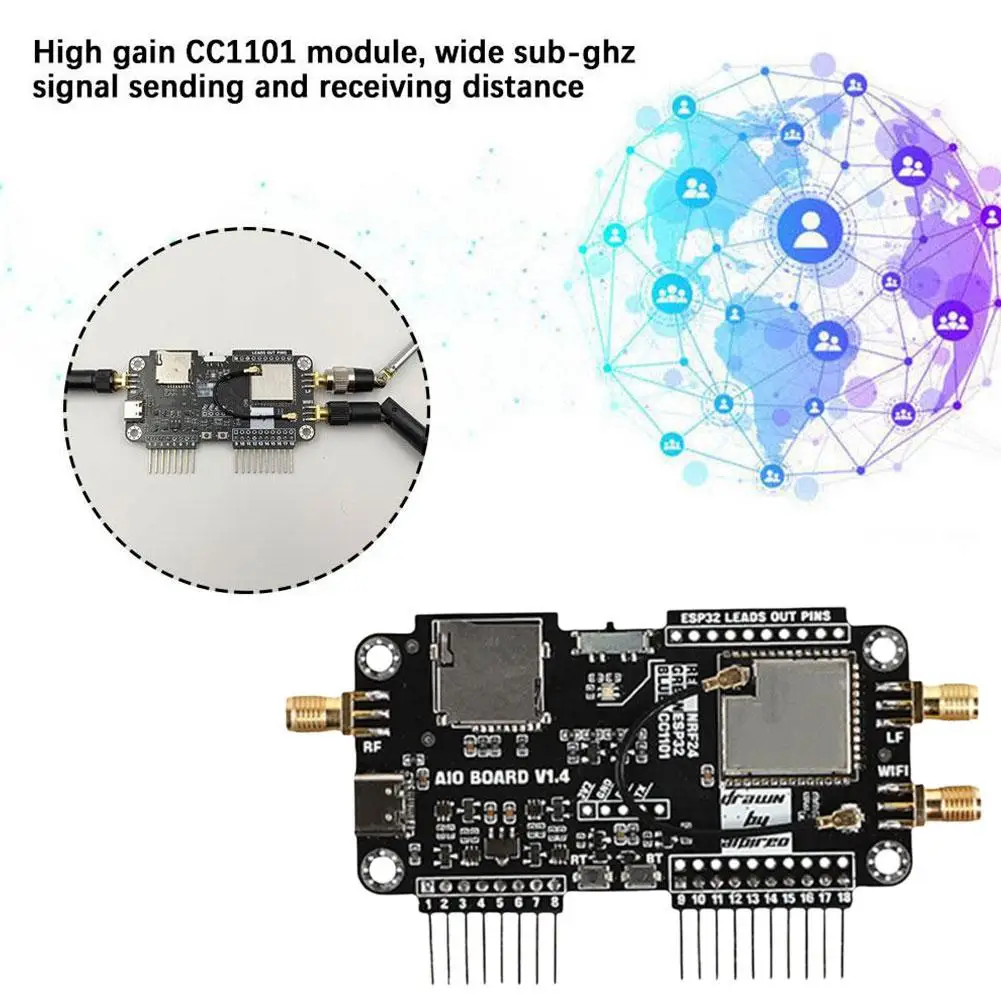 フリッパーゼロ用拡張ボード,3 in 1,wifi,2.4gモジュール,高