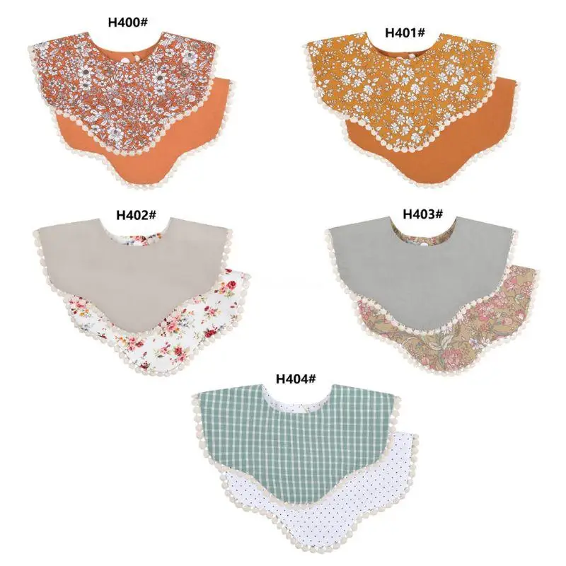 

Baby Bandana Bibs Drooling And Teething with Delicate Double Side Apparel Access