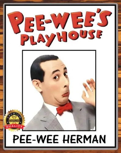 

Детский домик для игр Pee-Wee Herman-редкий металлический знак