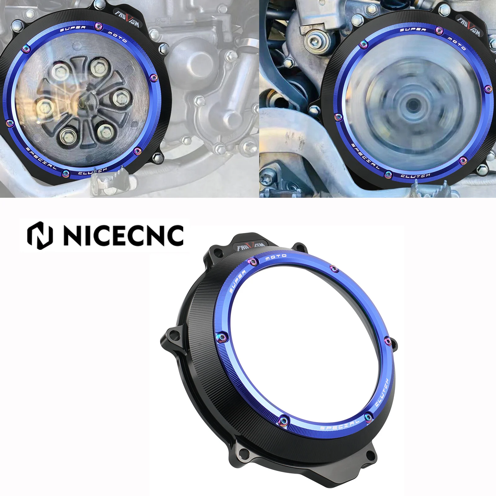 

Для YAMAHA YZ250 1999-2020 YZ250X 2016-2020 2019 2018 YZ 2017 X 250X NICECNC Прозрачная крышка сцепления для Мотоцикла защитная защита